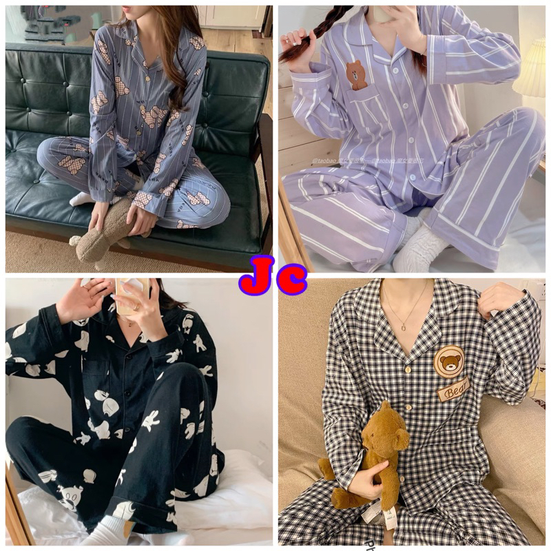 JC - Piyama Premium PP / Piyama wanita kekinian / Piyama wanita import murah