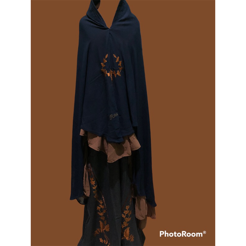 1 set dress khimar"Ritz Syari" preloved