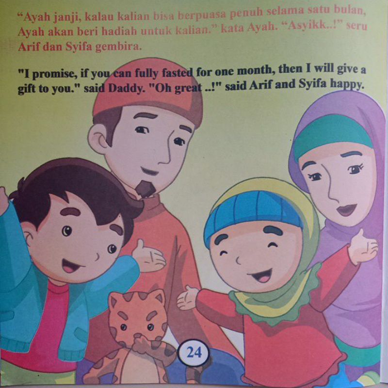 Buku Dongeng Cerita Anak Aku Bisa Berpuasa