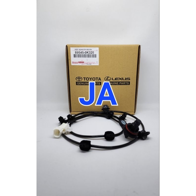 SENSOR ABS KABEL ABS INNOVA REBORN FORTUNER VZR  INOVA REBORN BELAKANG KANAN 89545-0K320 GARDE BARU OEM IMPORT