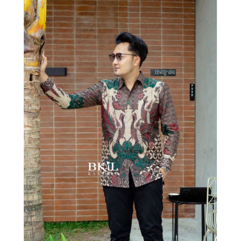 Kemeja batik anak laki-laki lengan panjang couple Batik ayah anak cowok BN