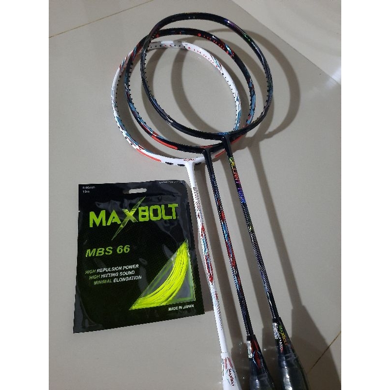 Raket Badminton Maxbolt Gallant Sekiko Black,White & Maxbolt Gallant Tour Black ORIGINAL