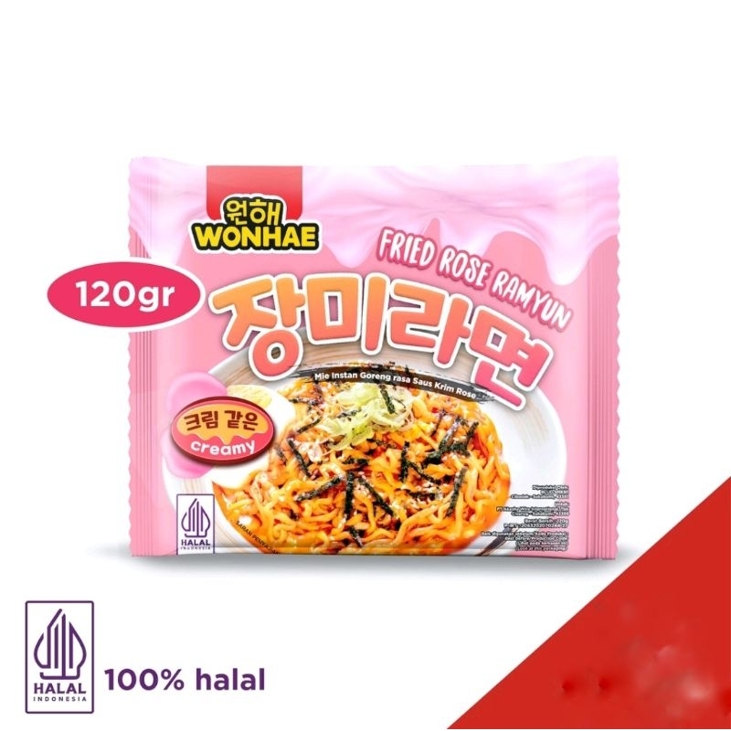 

MIE INSTAN MUJIGAE BY WONHAE FRIED ROSE RAMYUN 120 GR