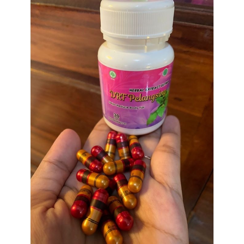 DRF Pelangsing ultima 30capsul/Bpom/diet herbal