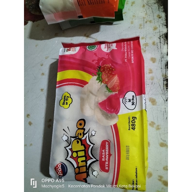 

MINIPAO rasa strobery 430gr