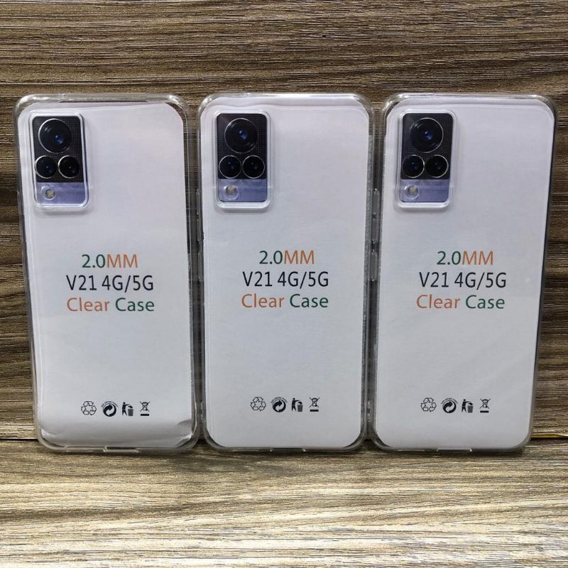 Softcase Slicon bening transparan VIVO V21 4G/5G Case hp VIVO V 21