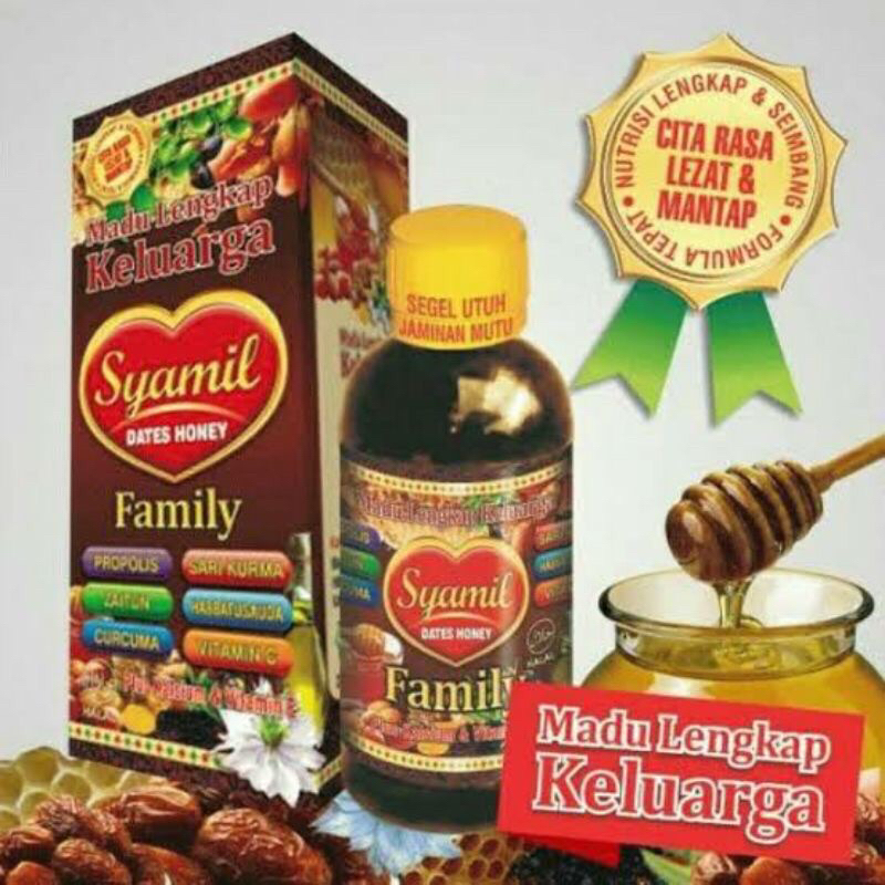 

Syamil Date Haney Family 200ml / Madu Syamil Madu Lengkap Keluarga - MURAH