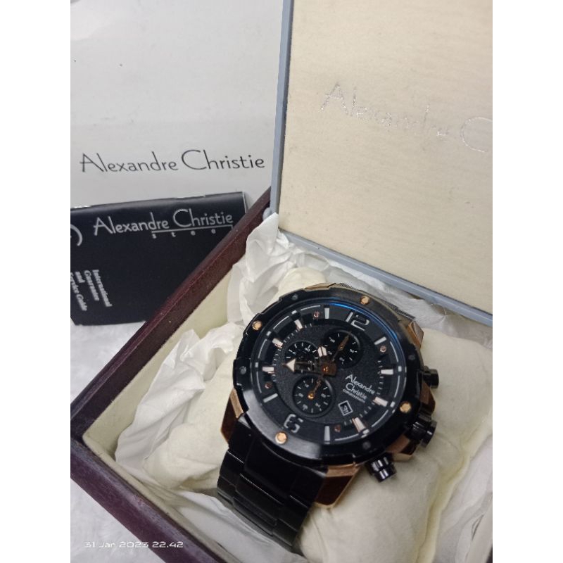 jam tangan Alexandre christie AC 6410 second