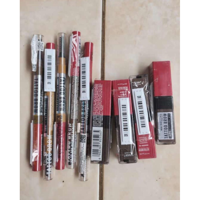 MAYBELLINE TATTO BROW 36H PENCIL DARK BROW - PENSIL ALIS