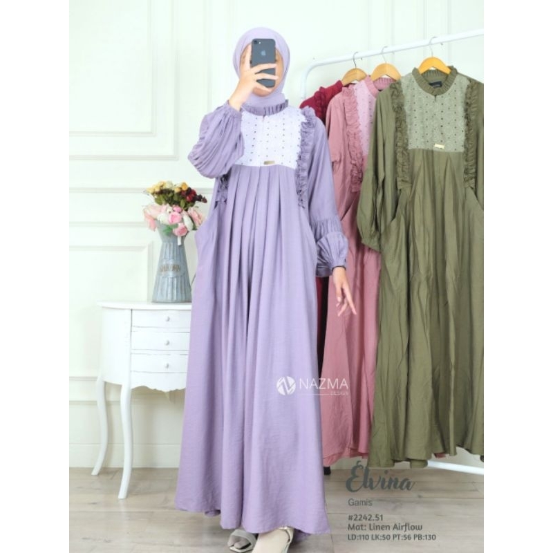 baju gamis wanita hijab model 2023 . kualitas premium