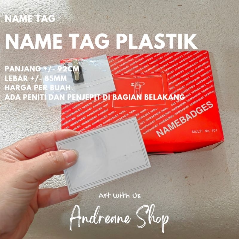 

Name Tag Plastik Name Badge