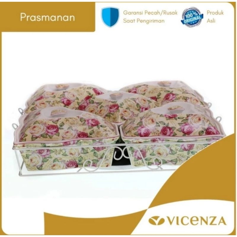 VICENZA BA786 Prasmanan Set | Tempat Penyimpanan Makanan