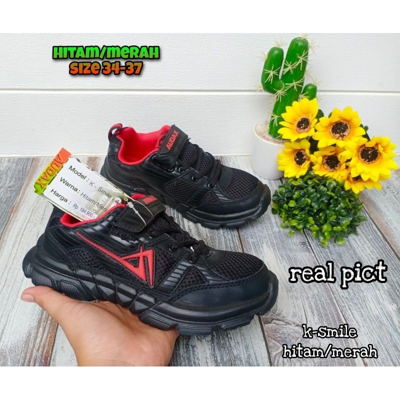 SEPATU SEKOLAH ANAK LAKI-LAKI SIZE 34-37 MURAH - SEPATU SEKOLAH HITAM MURAH - SEPATU SNEAKERS ANAK L