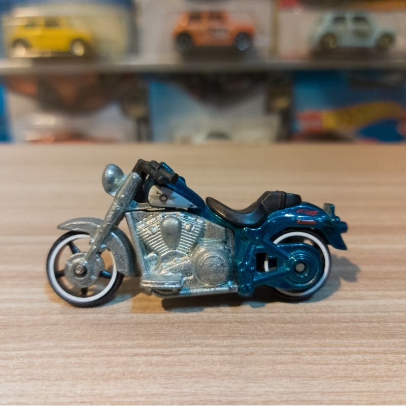 HOT WHEELS HARLEY DAVIDSON FAT BOY LOOSE - SUPER TREASURE HUNT - THS - STH