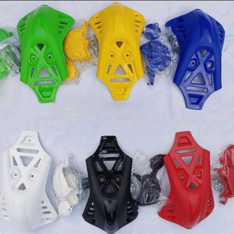 TUTUP MESIN KLX 150 klx BF DTRACKER LENGKAP COVER MESIN KLX BF DTRACKER ENGINE GUARD KLX BF DTRACKER