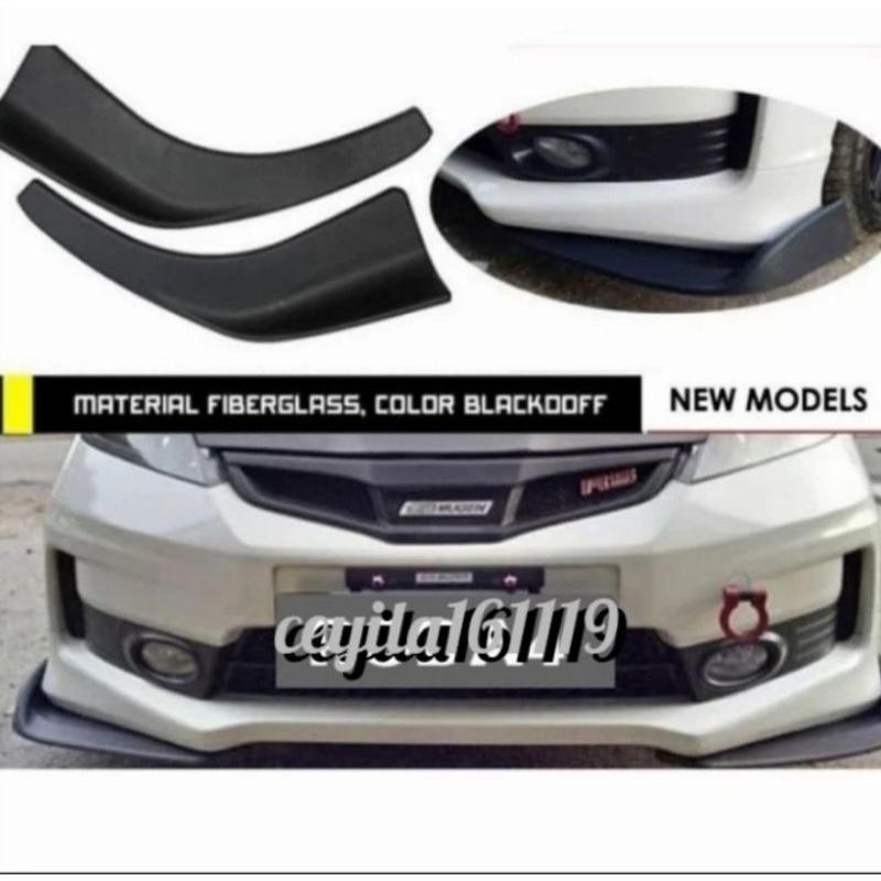 Wing let variasi bumper lips bumper difuser depan mobil  Agya-Ayla-Agya-Ayla 2017-2020