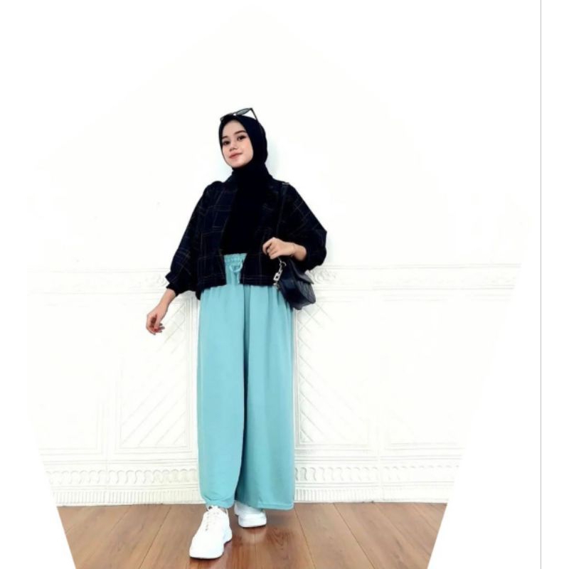 CELANA HIGH WEIST KULOT CRINKLE PREMIUM-WARDAH