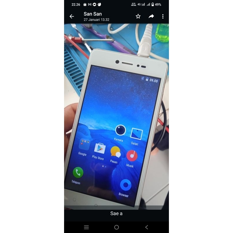lava iris 60 mesin normal