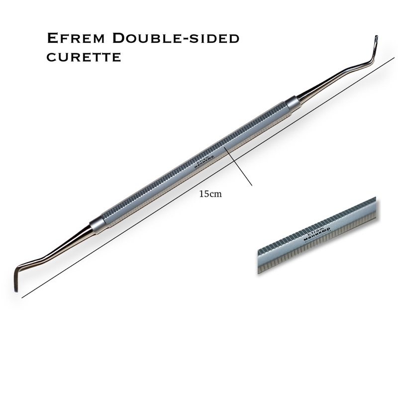 Efrem Double-ended Curette Nail Cleaner for Pedicure