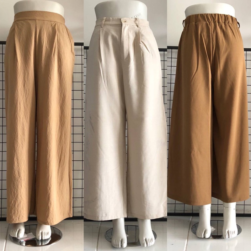 [CELANA KULOT] CELANA BAHAN CELANA KULOT LOOSE PANTS