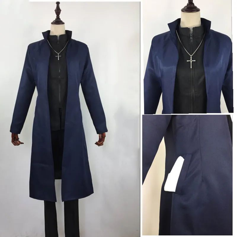 anime fate stay night cosplay costumes kotomine kirei cosplay costume halloween carnaval party FGO premium