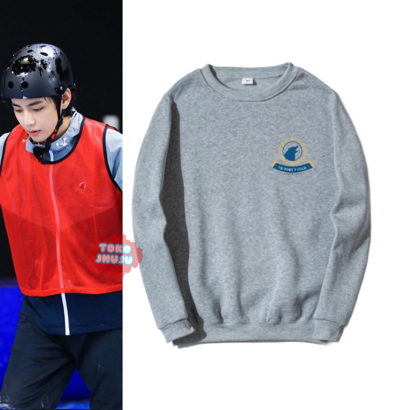 Sweater Taehyung Run Bts 2023 Logo Kecil