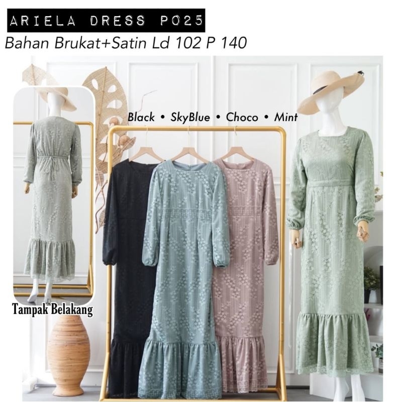 ARIELA DRESS / DRESS KONDANGAN / DRESS BRIDESMAID / DRESS LEBARAN / SLIM DRESS