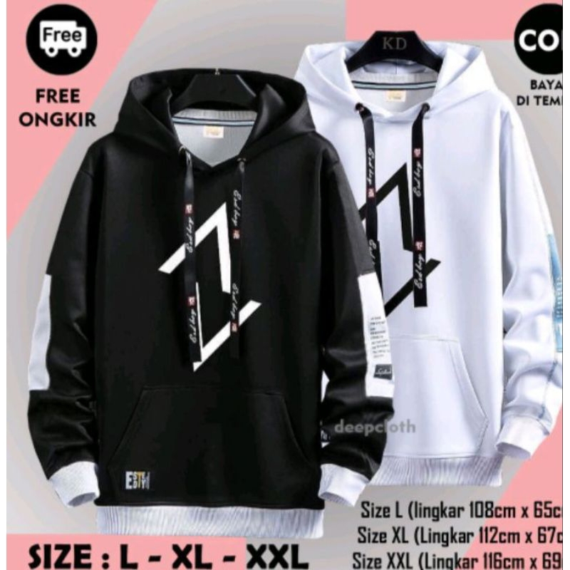 Sweater Pria W-Y Hoodie Remaja Dewasa Sweater Cowo Hoodie flecce Murah