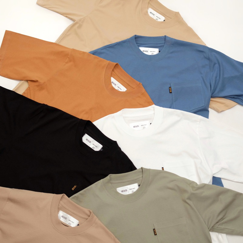 HD&CO.| Oversize tees pocket / kaos oversize kantong