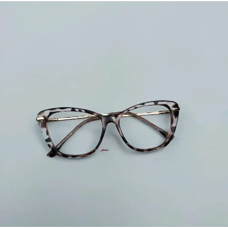 kacamata wanita cat Eye bisa request minus atau normal frame 9012