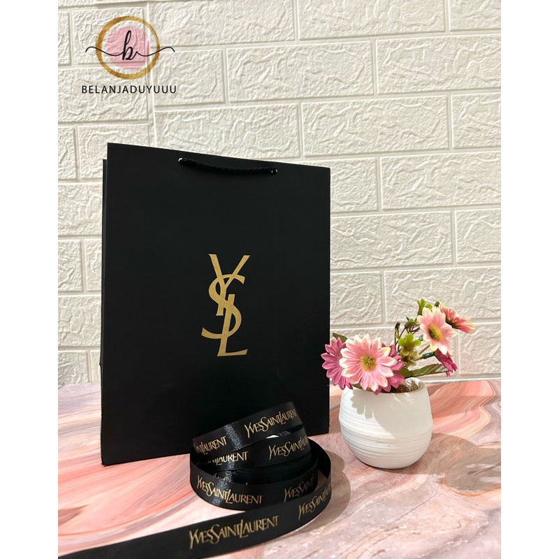 Paper Bag YSL /  Paperbag Branded / Shopping Bag Branded Termurah  (Ready Stock Jakarta )