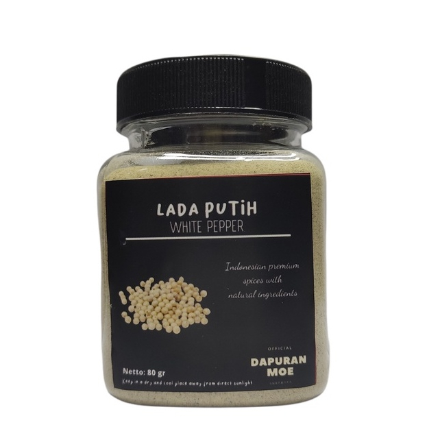Lada Putih Bubuk / Merica Putih Bubuk / White Pepper Powder Premium Quality