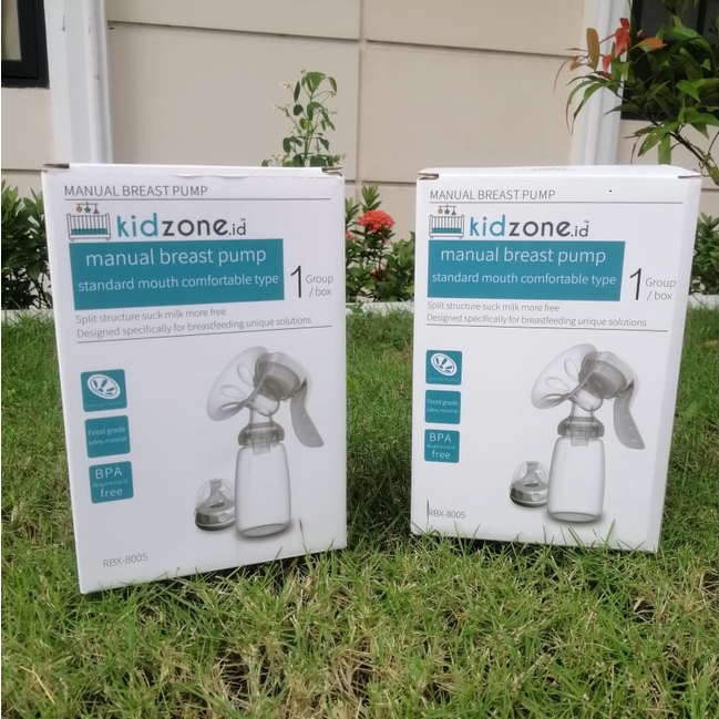 Pompa Asi Manual Kidzone Feat Real Bubee Original / Breast Pump Manual Real Bubee / Pompa Asi Real Bubee BPA Free