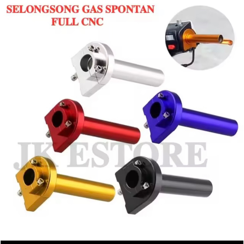 SLONG SONG / SONG - SONG GAS SPONTAN FULL CNC 2 KABEL UNIVERSAL MOTOR METIC - BEBEK - SPORT