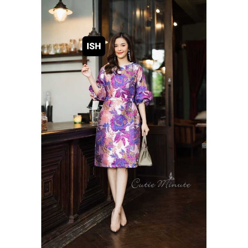 dress pesta wanita cutie minute import bangkok