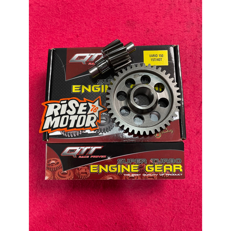 GEAR RATIO QTT VARIO 125 150 15 40