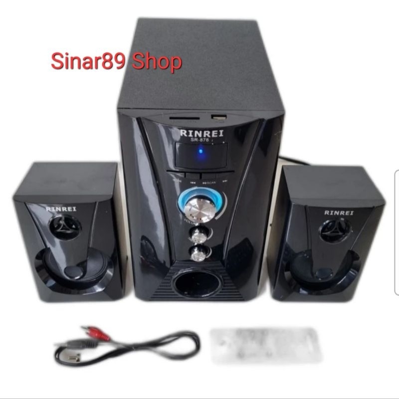 Speaker Karaoke Rinrei SR878J Bluetooth Radio