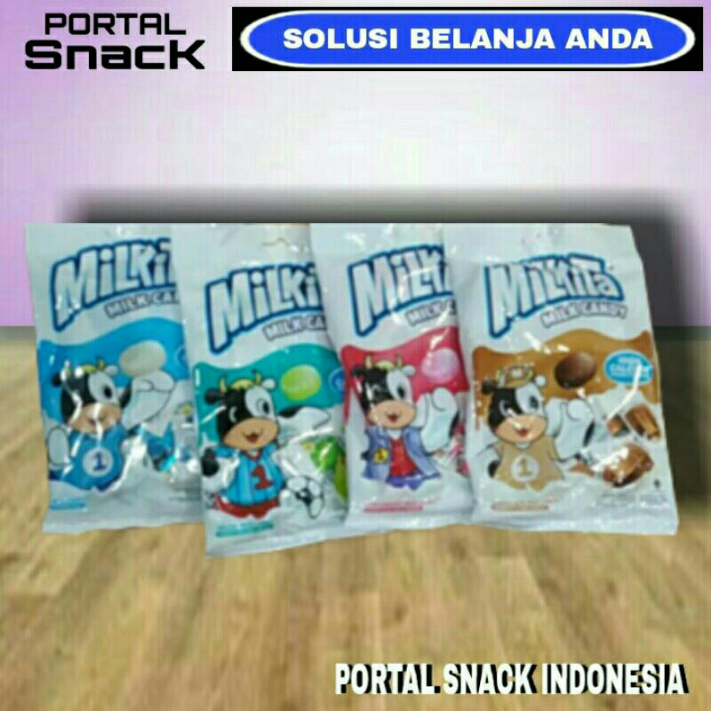 

MILKITA milk candy 1 pack 120gr isi 30 pcs