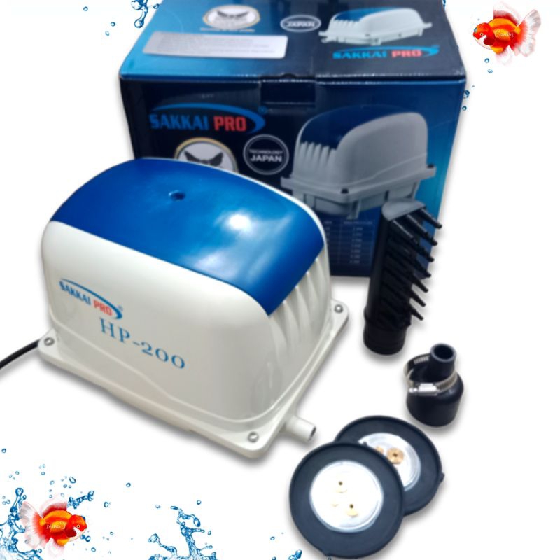 Pompa Udara Airpump Aerator Blower SAKKAI PRO HP 200