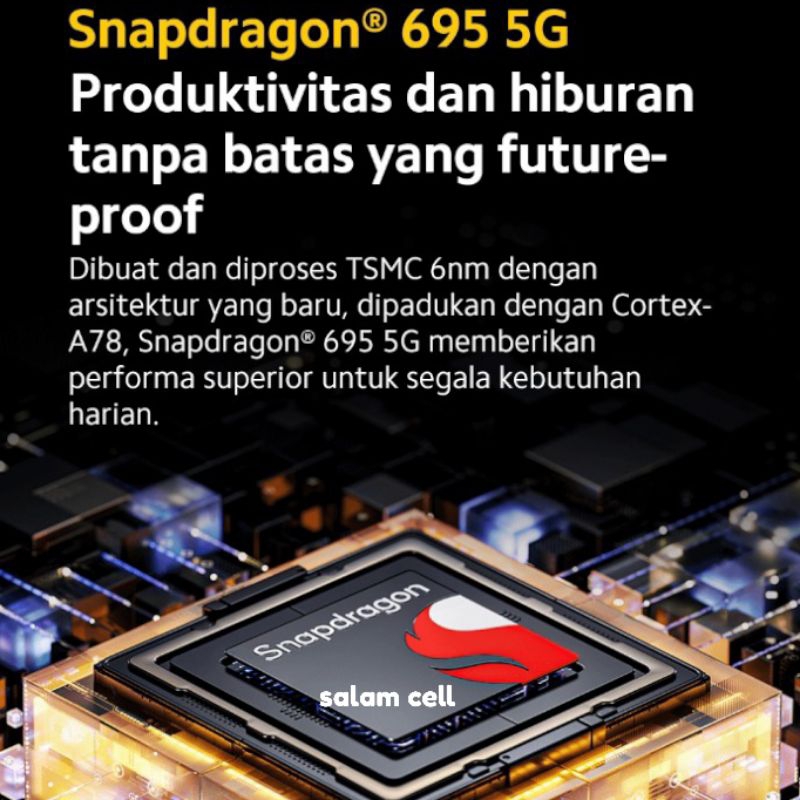 Xiaomi Redmi Poco X5 5G Ram 8+5/256GB NFC Snapdragon 695 5G Garansi Resmi