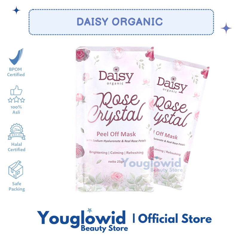 DAISY ORGANIC Masker Wajah Organik PeelOff Travellsize