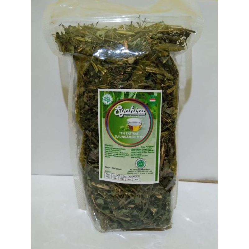 

TEH EXTRAK SAMBILOTO KERING ISI 100GRAM