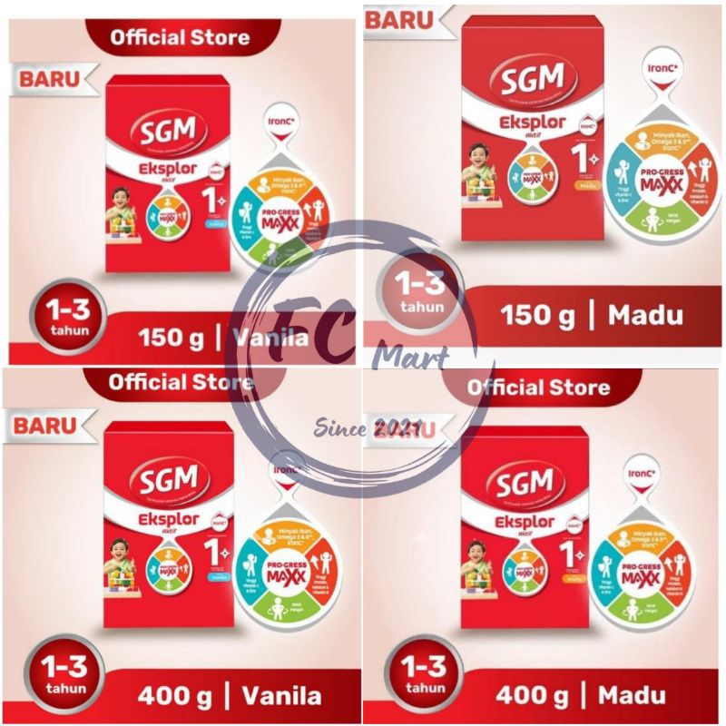 SGM 1+ Madu Vanilla 400gr Susu Anak (1-3 Tahun)