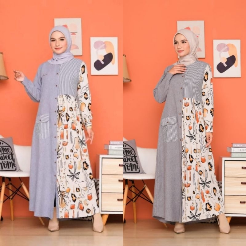 GAMIS NAVISA DRESS CESANHIJAB CESAN HIJAB OFFICIAL || ORIGINAL