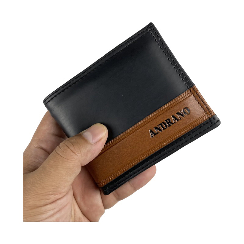 DOMPET PRIA KEREN DOMPET PRIA KULIT SINTETIS ANDRANO KOMBINASI DOMPET PRIA LIPAT DOMPET COWOK GAUL DOMPET PRIA KARTU DOMPET PRIA SELETING DALAM