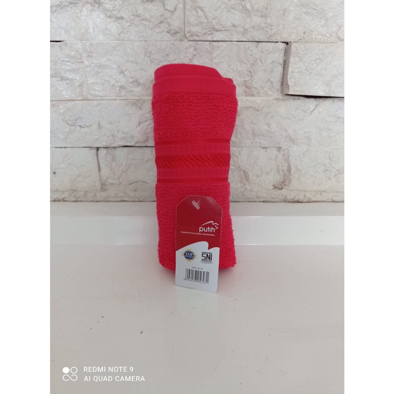 Handuk merah putih kecil tery palmer ukuran 30x70 cm