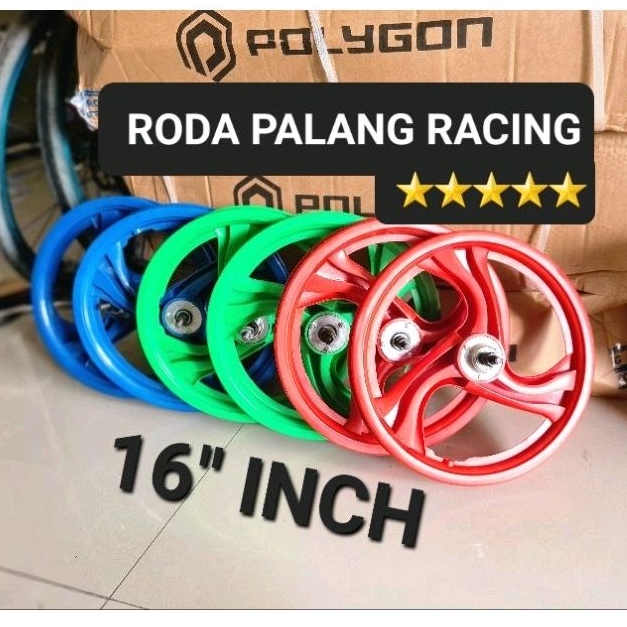 RODA 16 INCH VELG RACING 16 INCH SEPEDA 16INCH VELG PALANG UKURAN 16 INCH SEPEDA ANAK BMX VELG SEPED