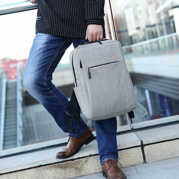 Rayhana - Tas Sekolah Kuliah Kerja Backpack Pria Wanita Keren Tas Laptop Ransel Denim Korean Style