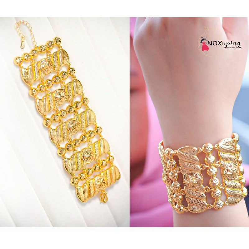 Gelang Rantai Dubai 24K Xuping Fashion Cantik Dan Simple N17022301