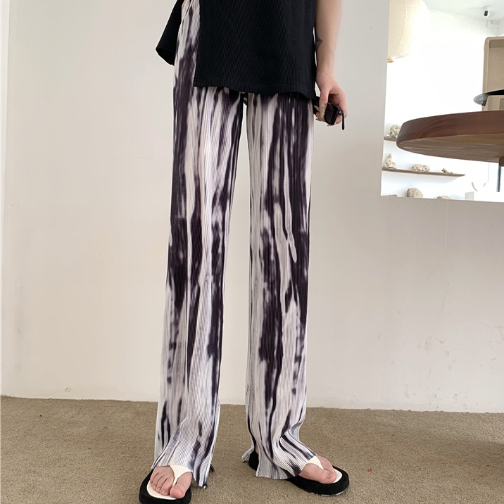 【Blossom】Fashion Tie-dye Highwaist Long Pants  2195